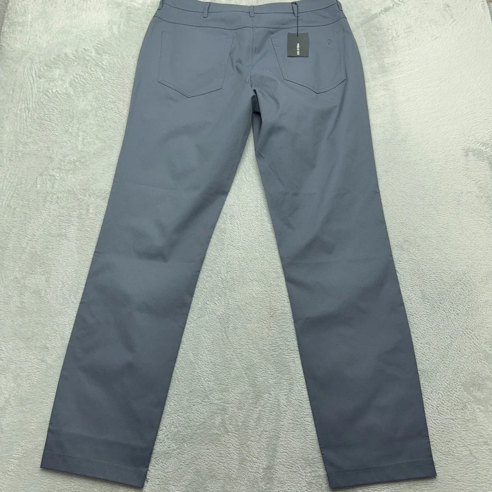 NEW Public Rec Pants Mens 33/34 Slate Dealmaker Pants Performance Golf Chino